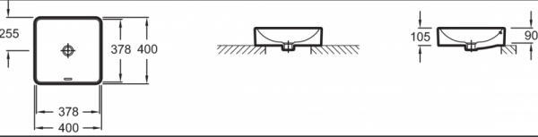 Раковина Jacob Delafon Vox EVG102-00