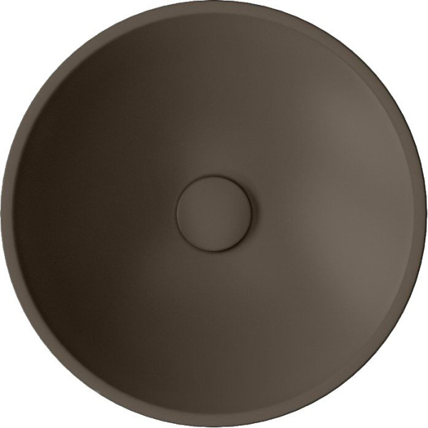 Раковина ISVEA SistemaY Soft накладная 450*450*120 цвет коричневый матовый 10SY66045SV-2H