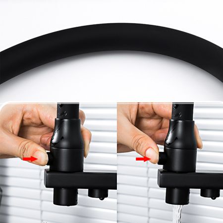 Смеситель для кухни Gappo G17-6 G4317-6 со встроенным фильтром (краном) под питьевую воду