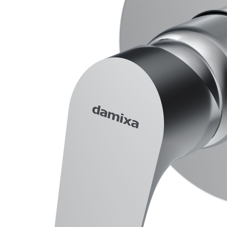 777500001 Jupiter Смеситель Damixa монтируемый в стену, хром