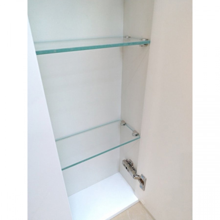 Зеркало-шкаф Misty Куба 120 R белый