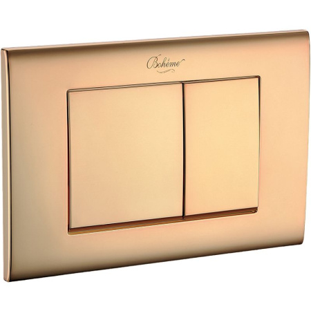 Клавиша смыва Boheme 655 Золото глянцевое