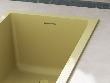 Ванна встраиваемая Salini CASCATA KIT 170x70 покраска по RAL полностью, S-Sense, глянцевый 104813GF