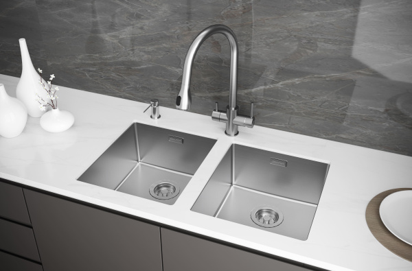 Мойка Paulmark YUNI 39 UNI YU39-BS 390х440х200 мм, нержавеющая сталь, нержавеющая сталь