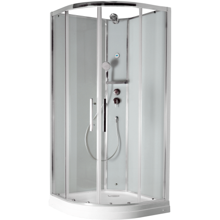 Душевая кабина Timo Premium ILMA 909  с крышей, хамам и стульчиком90*90*222