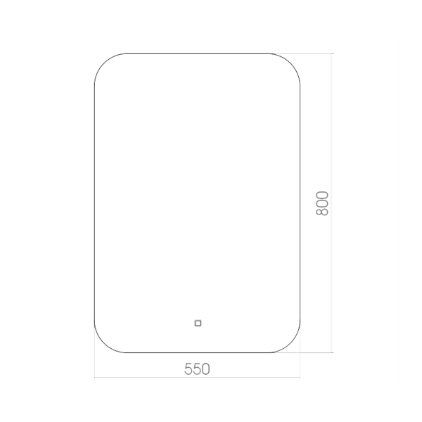 Зеркало Toppus Satin 55x80 2911.003