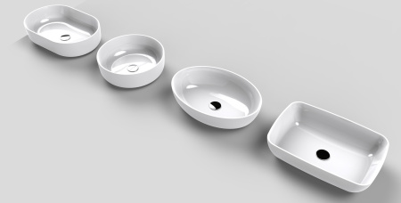 Умывальник Турин 410 Круг, Белый