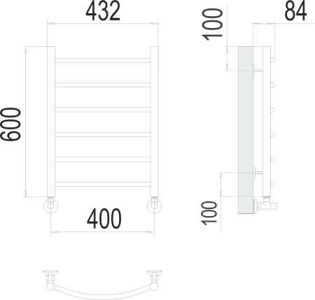 Классик П8 500х800 Золото