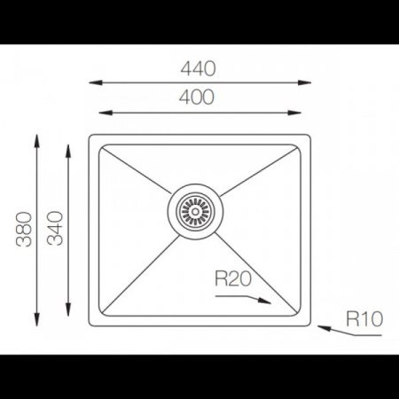 Кухонная мойка ZorG ZRE 4438