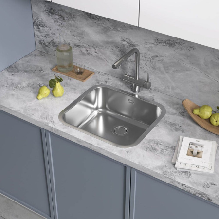 Кухонная мойка Reflexion Orta RX2449SS полированная сталь
