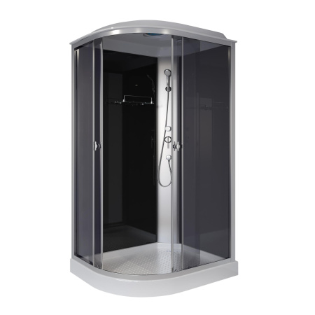 Душевая кабина Niagara Eco E120/80/13R/TN (120х80х215) низкий поддон(13см),стекло тонированное,3 места