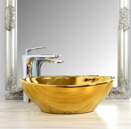 Умывальник Rea Sofia Gold N U9015