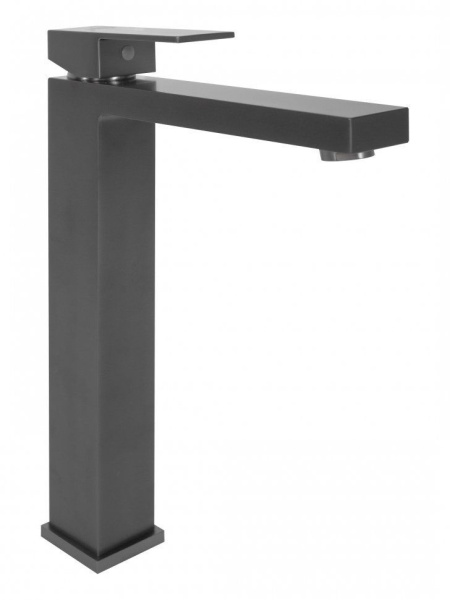 Cмеситель для раковины Высокий Hansberge H2070 Графит