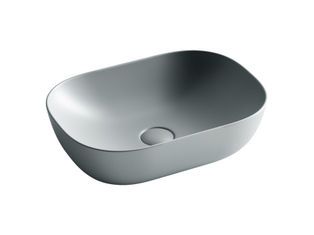 Умывальник чаша накладная прямоугольная Ceramicanova Element 455*325*135мм, Антрацит матовый, CN6009MH