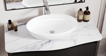 Умывальник Турин 540 Эллипс, Белый