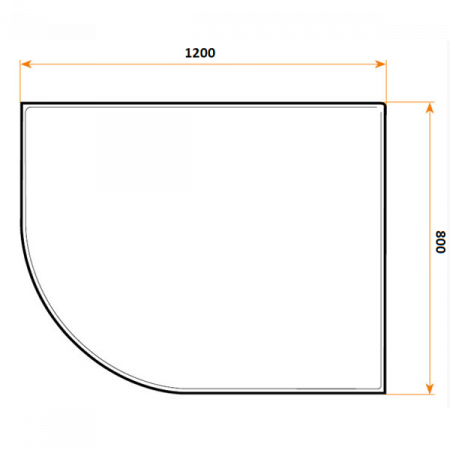 Душевой уголок Niagara NG-412011-14 R 120x80x195 прозрачное стекло