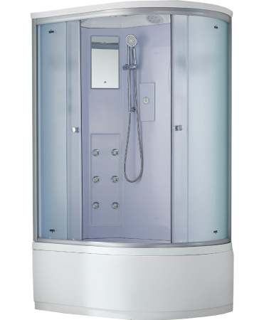 Душевая кабина Timo Standart Т-5520 L Г/М  120*85*220, хромотерапия, турецкая баня хамам