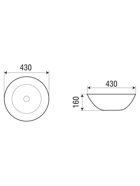 Раковина накладная WeltWasser WW SK ELBACH 3132