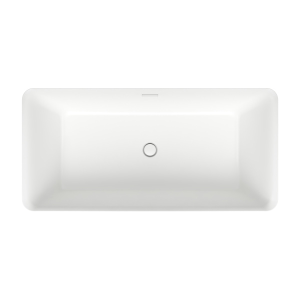 Акриловая ванна в наборе 4 в 1: отдельностоящая ванна, ножки, экран, слив-перелив Wellsee DeSire 231501002