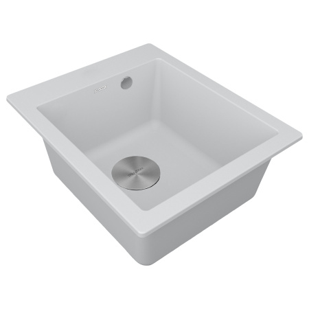 Мойка Paulmark KANTE 40 PM104249-WH 490х415х195 мм, IT-GRANIT, белый