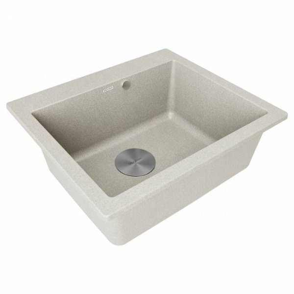 Мойка Paulmark KANTE 60 PM106052-GR 520х600х200 мм, IT-GRANIT, серый