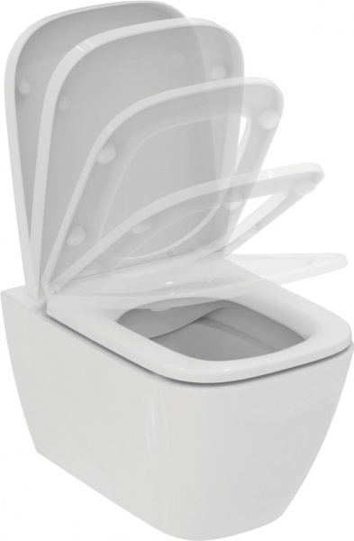 Сидение c крышкой Ideal Standard I.Life B T468301 с микролифтом, euro white