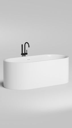 Ванна отдельностоящая Salini PERLA 170x80 покраска по RAL полностью, S-Sense, глянцевый 1049101GF