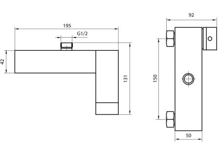 Смеситель для душа Ahti Rauma RM305017