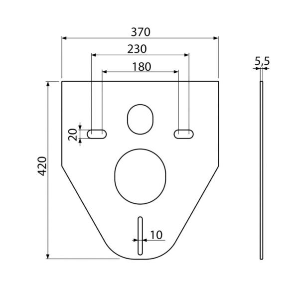 Сет 4в1 система инсталляции AlcaPlast AM101/1120+M570+M91 (кнопка белая)