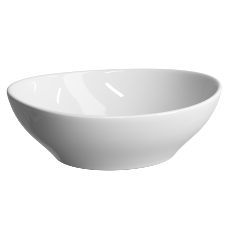 Умывальник чаша накладная овальная  Ceramicanova Element  405*330*140 мм, Белый, CN6016