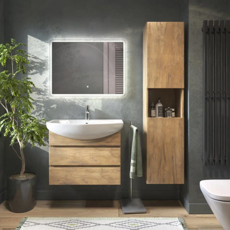 Тумба под раковину подвесная VIGO Wing tp.WIN.BAL.60.2Y дуб золотой, 60 см