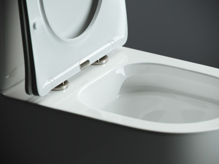 Напольный пристенный унитаз Ceramicanova Mia Rimless, Белый, CN1801