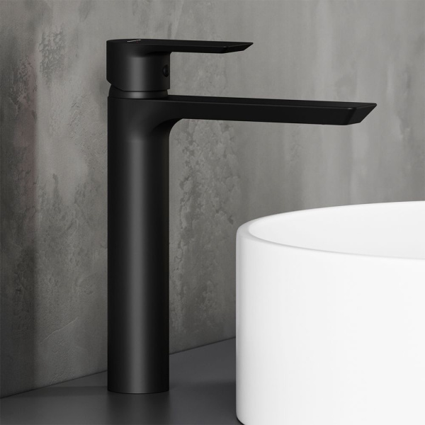 470250300 Apollo Высокий Смеситель для умывальника Damixa, черный