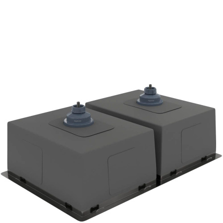 Кухонная мойка Reflexion Garda RX2170BL оружейная сталь