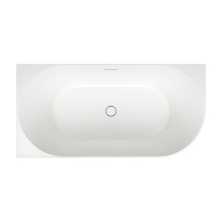 Акриловая ванна в наборе 4 в 1: пристенная ванна (левый разворот), каркас, экран, слив-перелив Wellsee Belle Spa 235701002