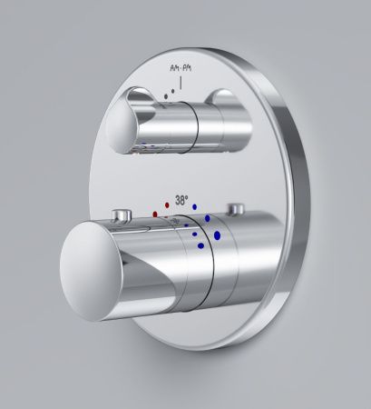 Смеситель для душа AM.PM Like F8075600 с термостатом, монтируемый в стену