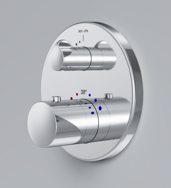 Смеситель для душа AM.PM Like F8075600 с термостатом, монтируемый в стену