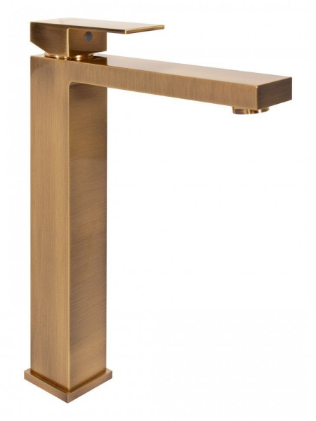 Cмеситель для раковины Высокий Hansberge H2070 Бронза