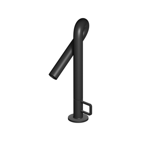 Смеситель для раковины WONZON & WOGHAND Loop, Черный матовый (WW-111-00-508)