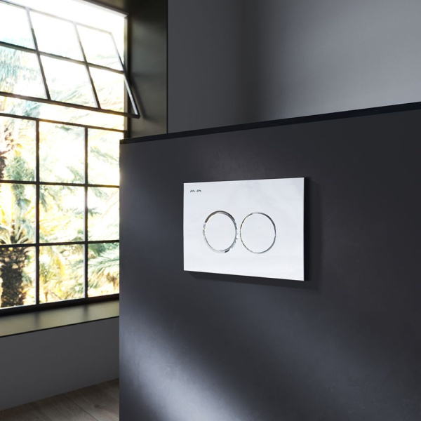 IS100151.741701 Инсталляция MasterFit с клавишей L глянц хром с подвесным унитазом Sense FlashClean с сиденьем