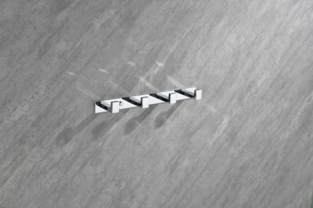 Полотенцедержатель на планке 4-й Grocenberg AC0014 (Хром)