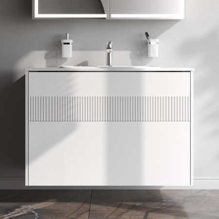 M8FFUX1002WM Func База под раковину AM.PM (push-to-open), 100 см, цвет белый матовый