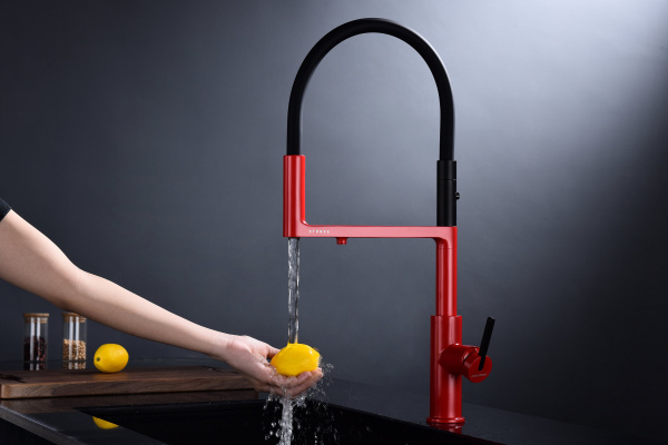 Смеситель для кухни Paulmark TORNADO To213402-Fi, пламя