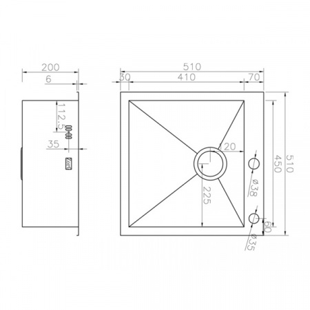 Мойка ZorG INOX Х 5151