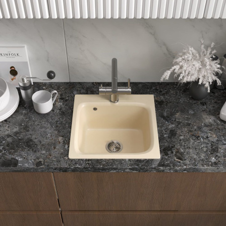 Кухонная мойка Reflexion Base RX0743BE, бежевый