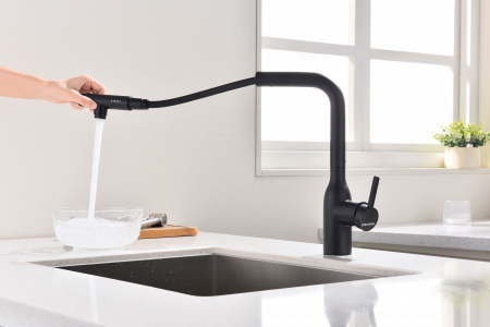 Смеситель для кухни Paulmark VIPER Vi213105-401, антрацит