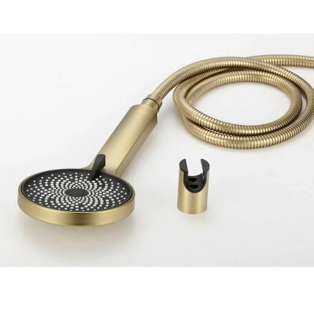 Смеситель для ванны Fmark FS8206C, матовое золото