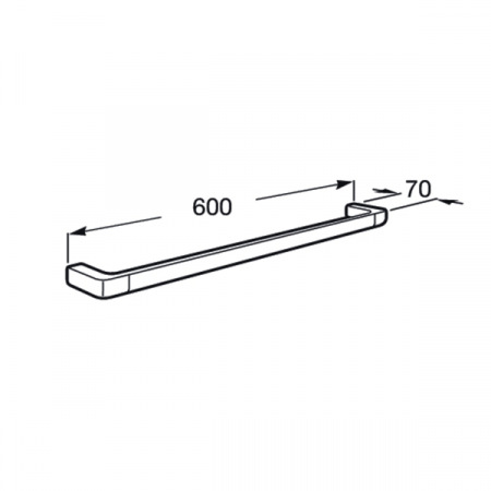 Полотенцедержатель Roca Tempo 600мм, A817030001