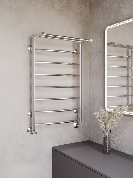 Классик с полкой П8 500х800 Полотенцесушитель TERMINUS