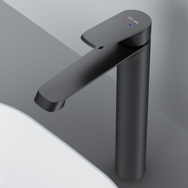 F8F92022 Func Смеситель для умывальника AM.PM высокий, черный